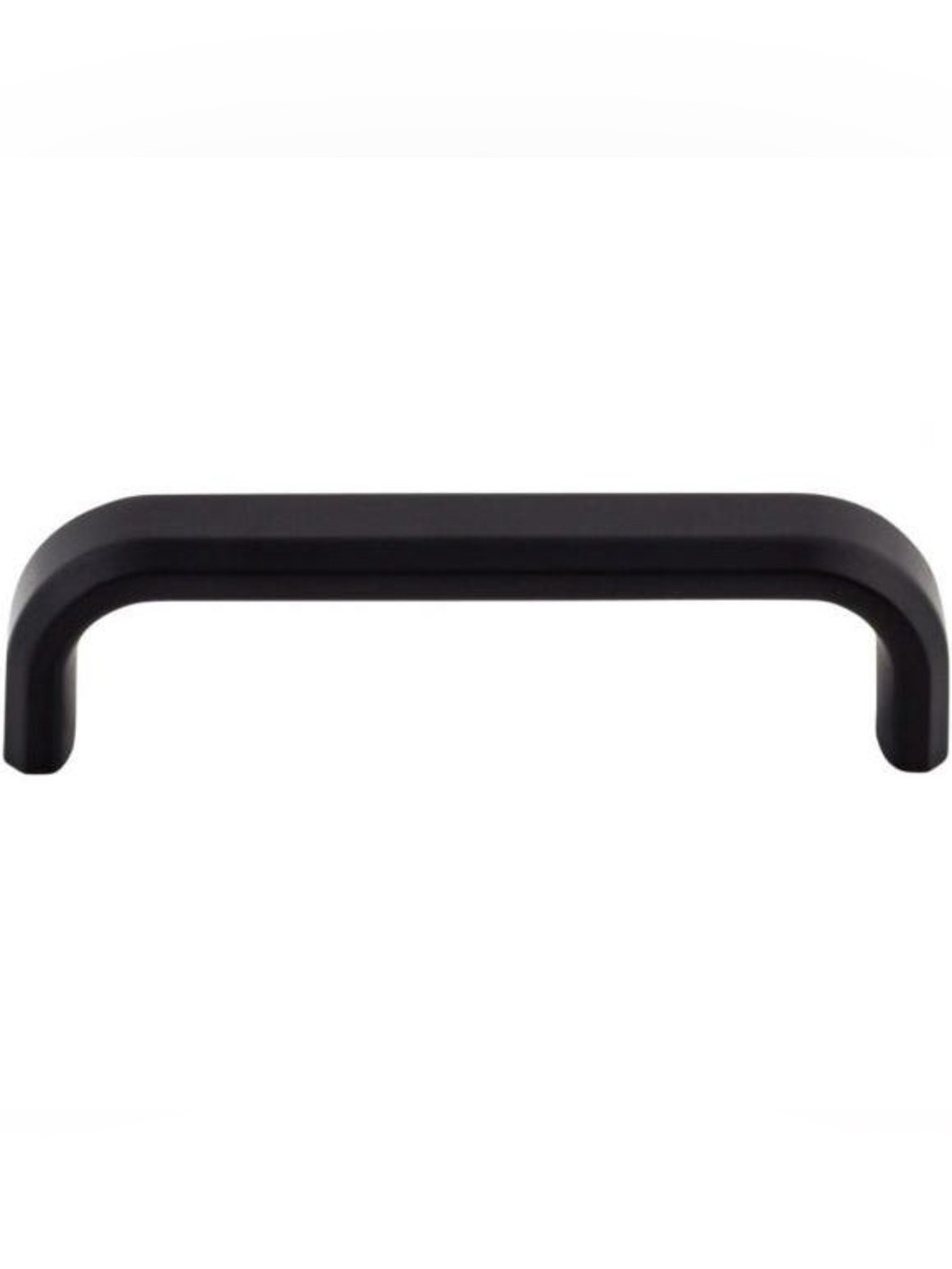 Top Knobs TK3011BLK 3-3/4 In. (96mm) Ellis Collection Telfair Pull, Flat Black